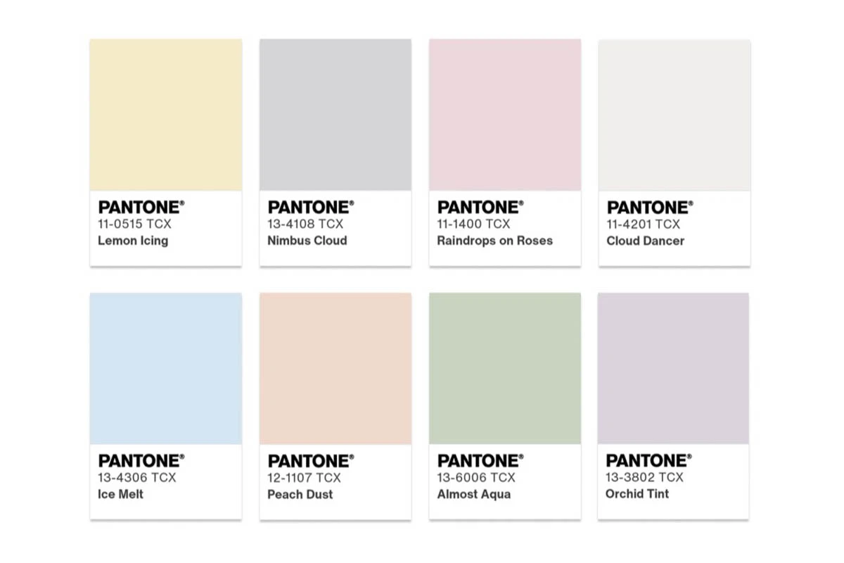 Палитры для Cloud Dancer on Pantone. Источник: pantone.com