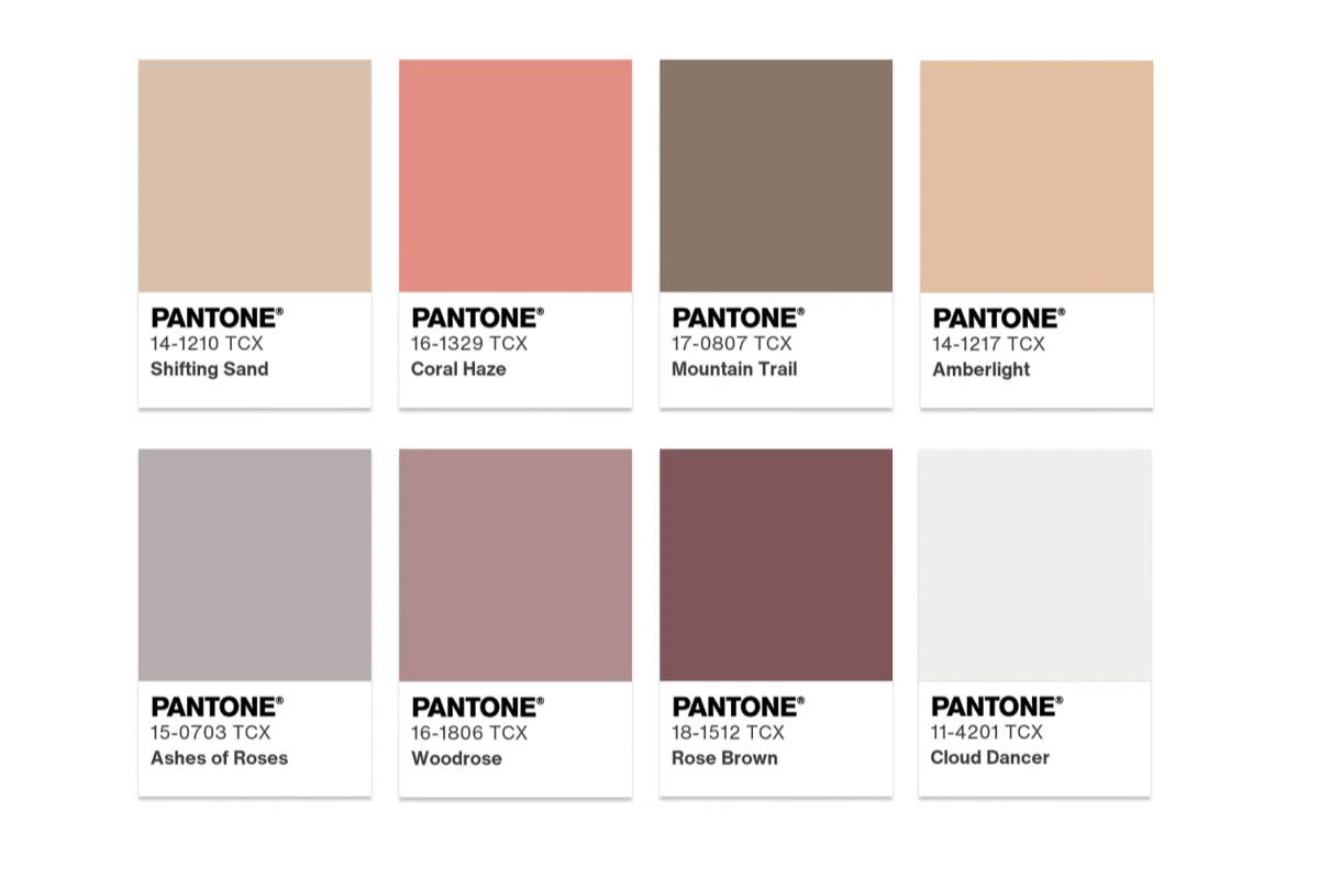 Палитры для Cloud Dancer on Pantone. Источник: pantone.com