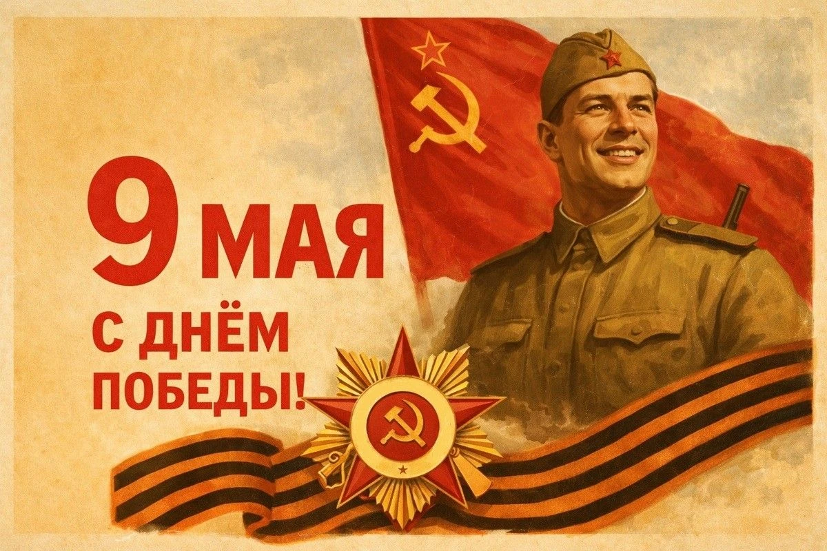 открытка с днем победы 9 мая