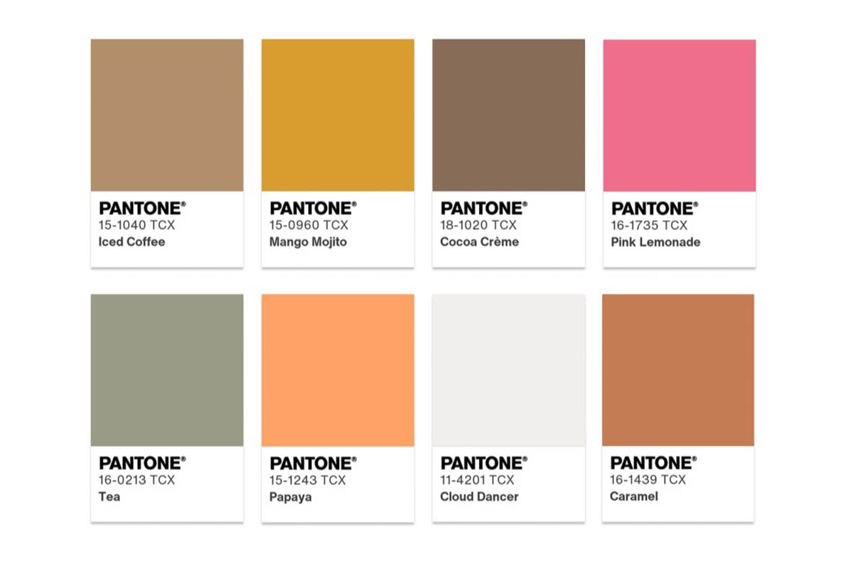 Палитры для Cloud Dancer on Pantone. Источник: pantone.com