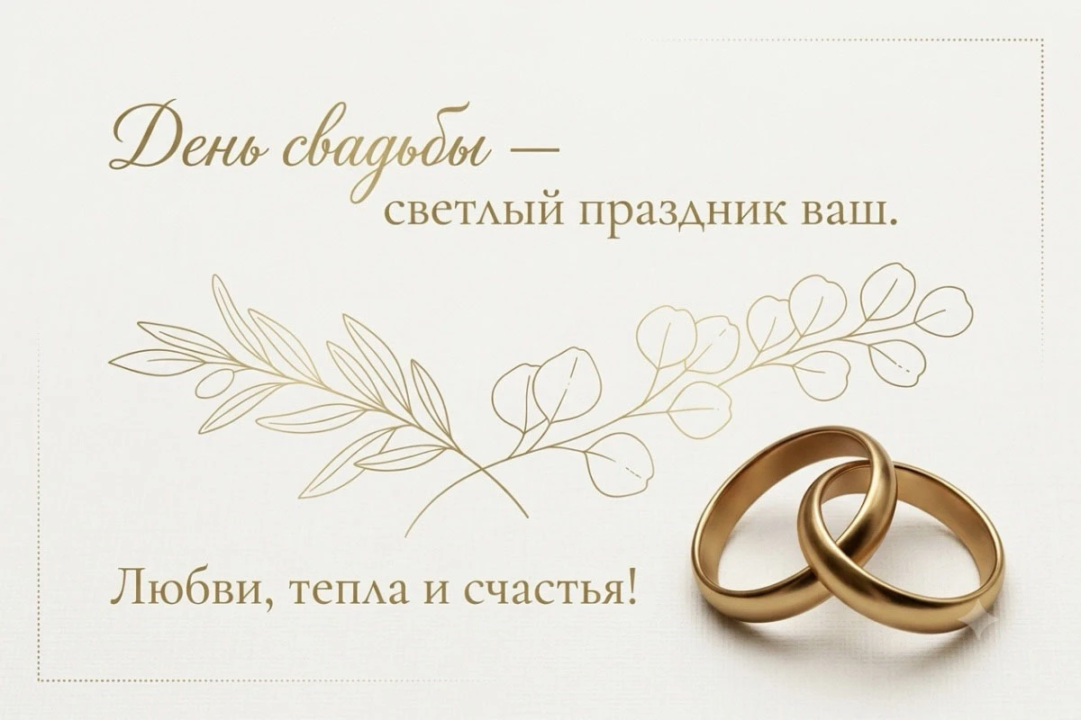 <p><span style="font-weight: 400;">Минималистичное поздравление. Источник: нейросеть</span></p>