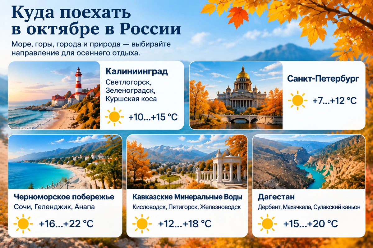 Туристические маршруты по России. Источник: нейросеть