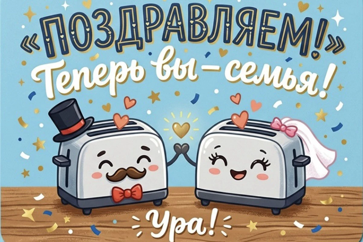 <p><span style="font-weight: 400;">Открытка с приколом. Источник: нейросеть</span></p>