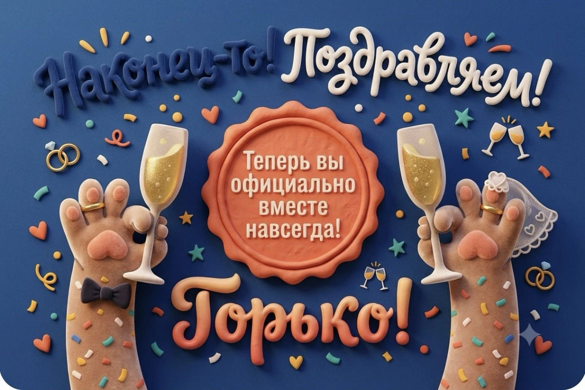 <p><span style="font-weight: 400;">Поздравление с приколом. Источник: нейросеть</span></p>