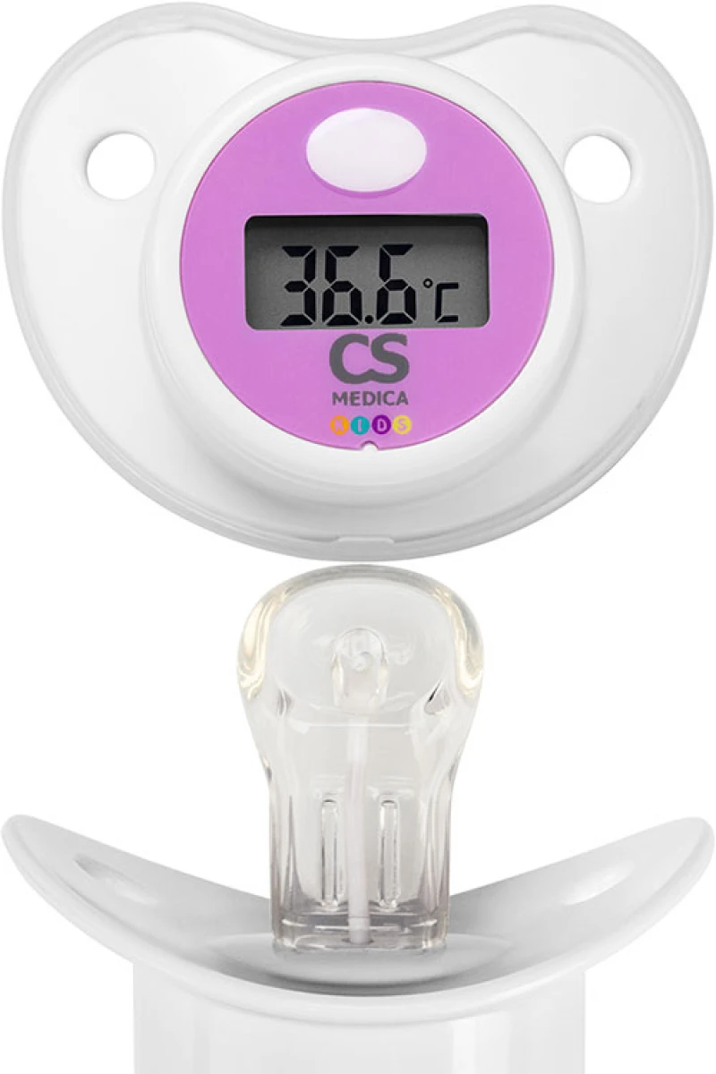 <a href="https://www.holodilnik.ru/beauty/thermometers/cs_medica/kids_cs_80/?utm_medium=referral&utm_source=media.halvacard.ru&utm_campaign=blog&utm_term=photo_partner" target="_blank" rel="noopener"><span style="font-weight: 400;">Электронный термометр-соска CS Medica KIDS CS-80</span></a><span style="font-weight: 400;">. Стоимость — 899 рублей. Источник: holodilnik.ru </span>