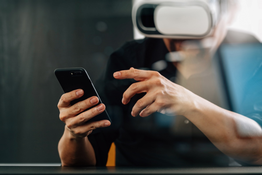 mobile смартфон VR-шлем