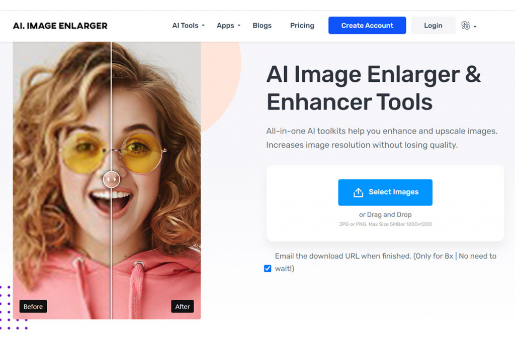 AI Image Enlarger