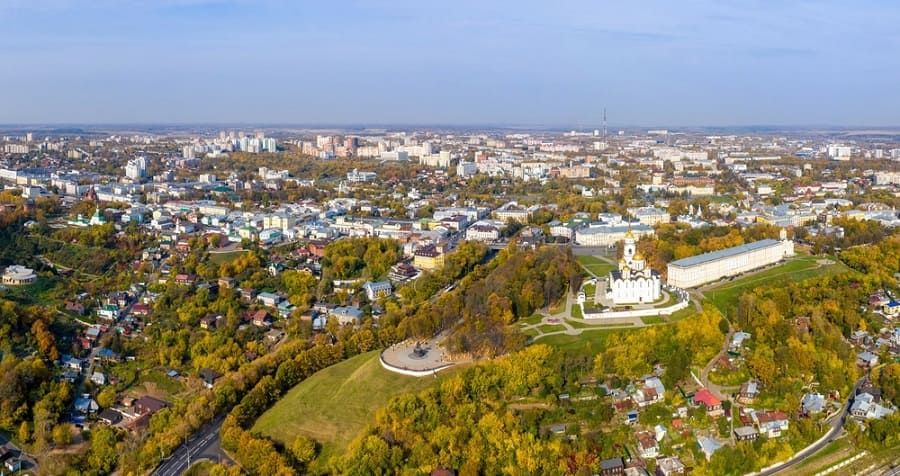 Парки и улицы, где можно погулять и посмотреть Владимир самостоятельно