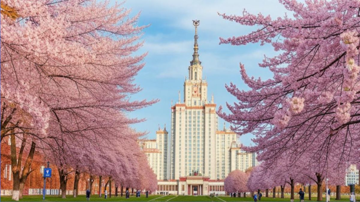 Пять мест в Москве, где можно полюбоваться цветущей сакурой